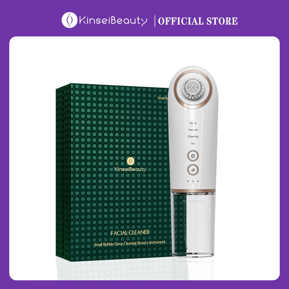 KinseiBeauty Blackhead Remover Electric Facial Cleanser Skin Care Tool Cold Warm Cycle Face Cleaning Shrink Pore Acne Device