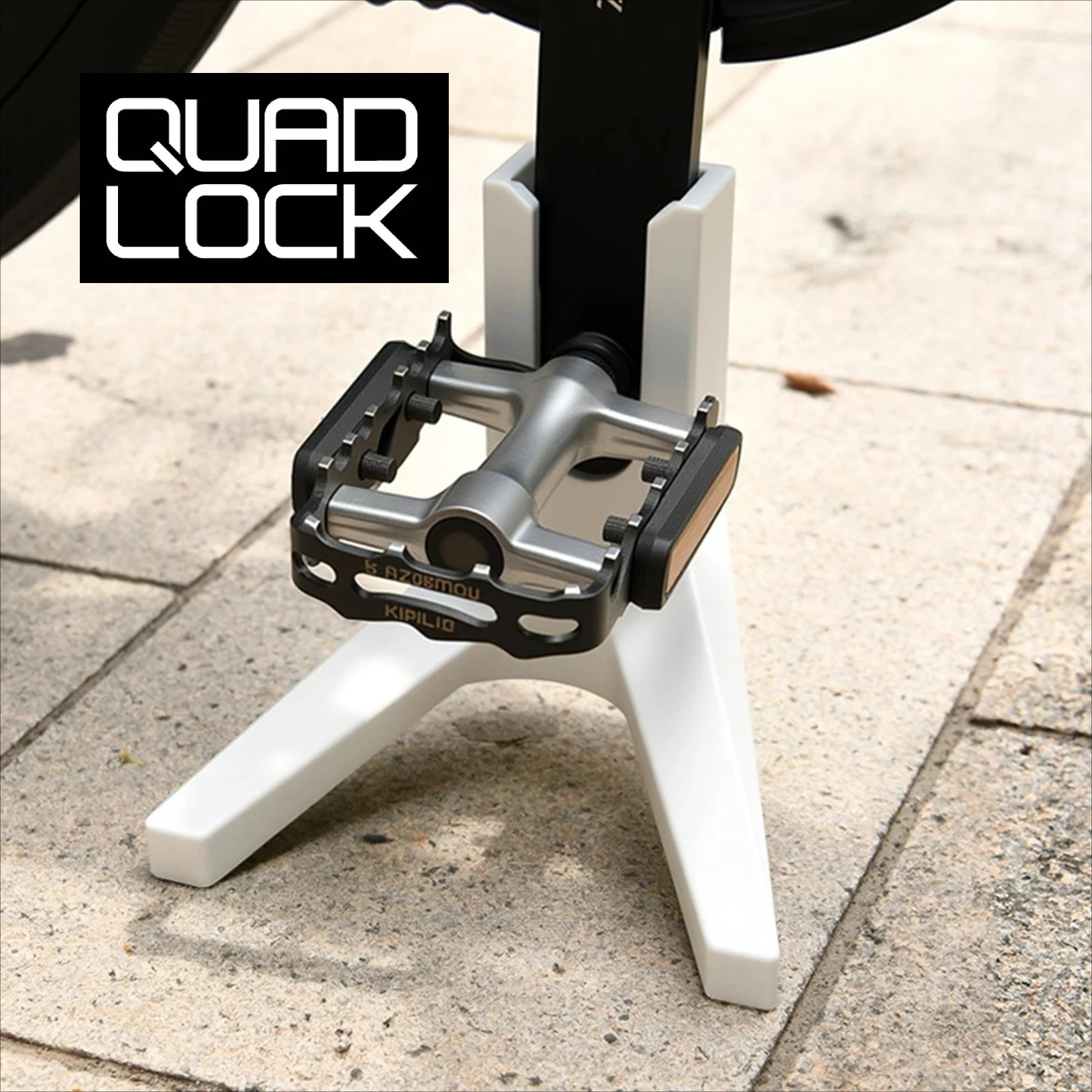 

QUAD LOCK MTB Bicycle Kickstand Mountain Road 26inch Bike pedal Support Stand Rear Kick Stand Support Holder