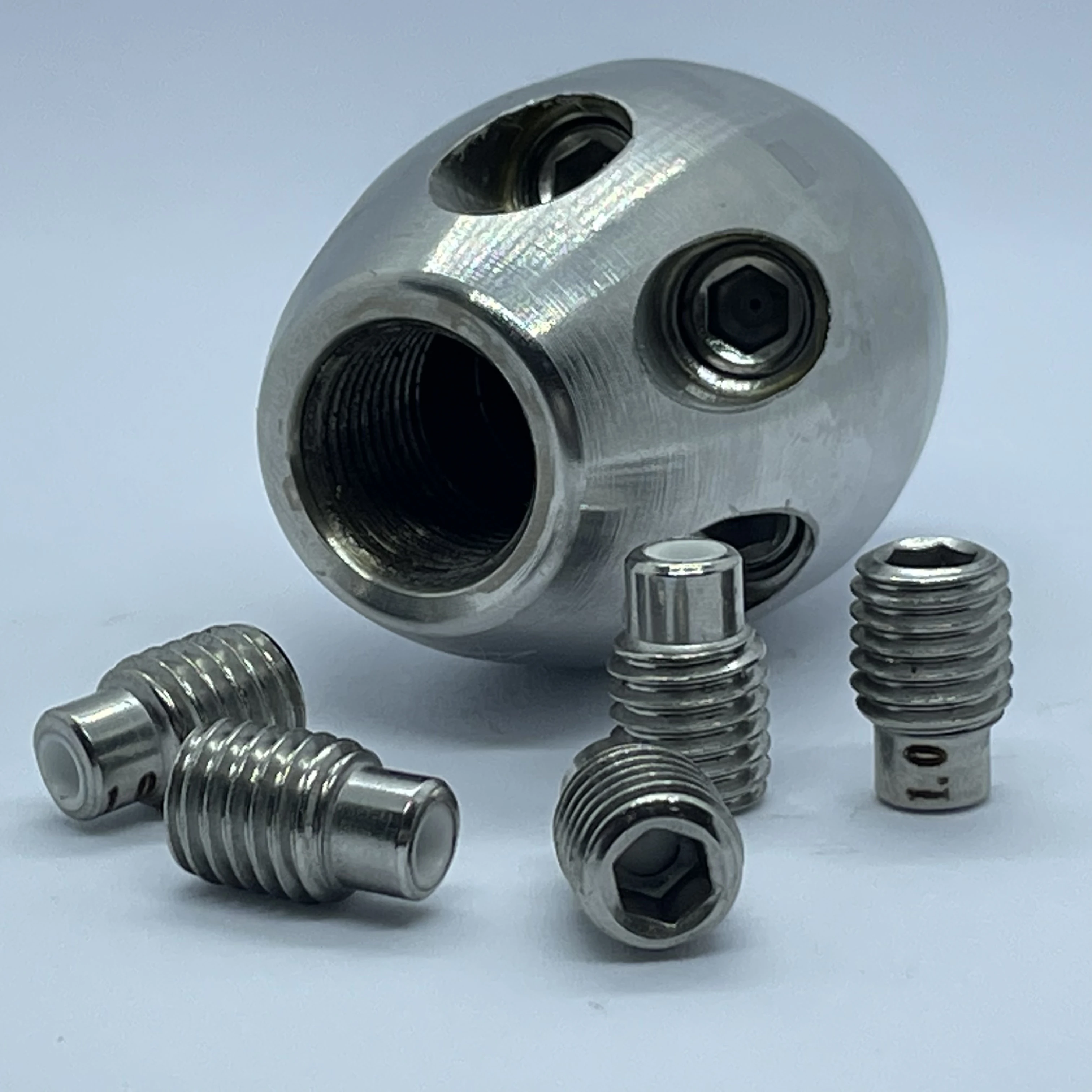 3/8 Mine High-pressure Nozzle 0.3KG Ceramic Nozzle Pipe Dredging Water Mouse Head Dredging Machine Accessories