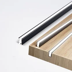Recessed Hidden Under Cabinet Light 12V Wardrobe Bookcase Layer Shelf Led Bar Aluminum Profile kitchen Closet Furniture Lighting