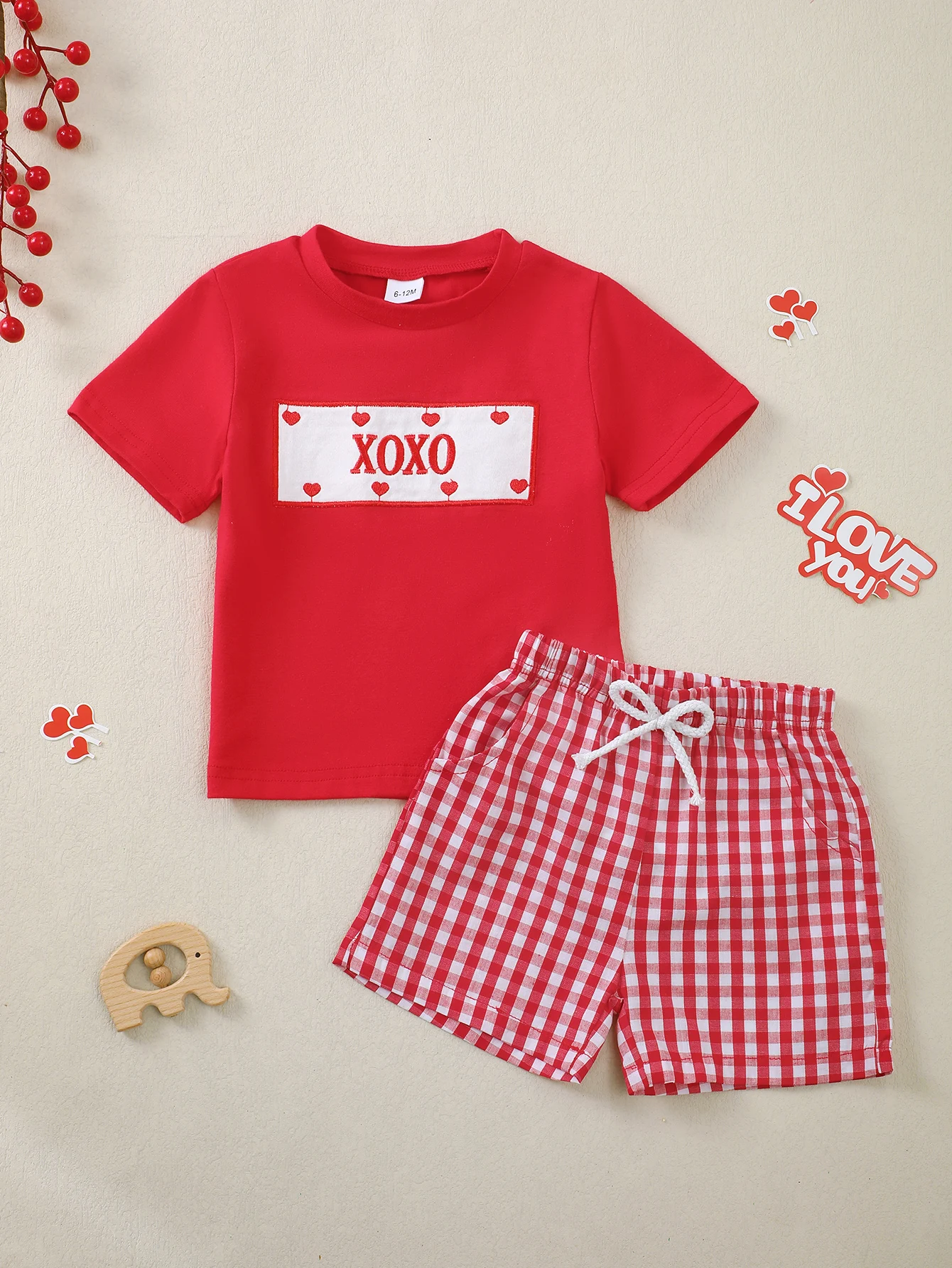 Xoxo Baby Clothing - Zomeroutfit voor babyjongens met korte mouwen