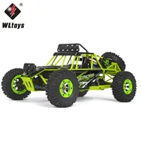 WLtoys 12427 RC Car 1/12 Electric Remote Control 4WD Rock Climbing Crawler 50km/h High Speed Vehicle for Adults with 2 Batteries