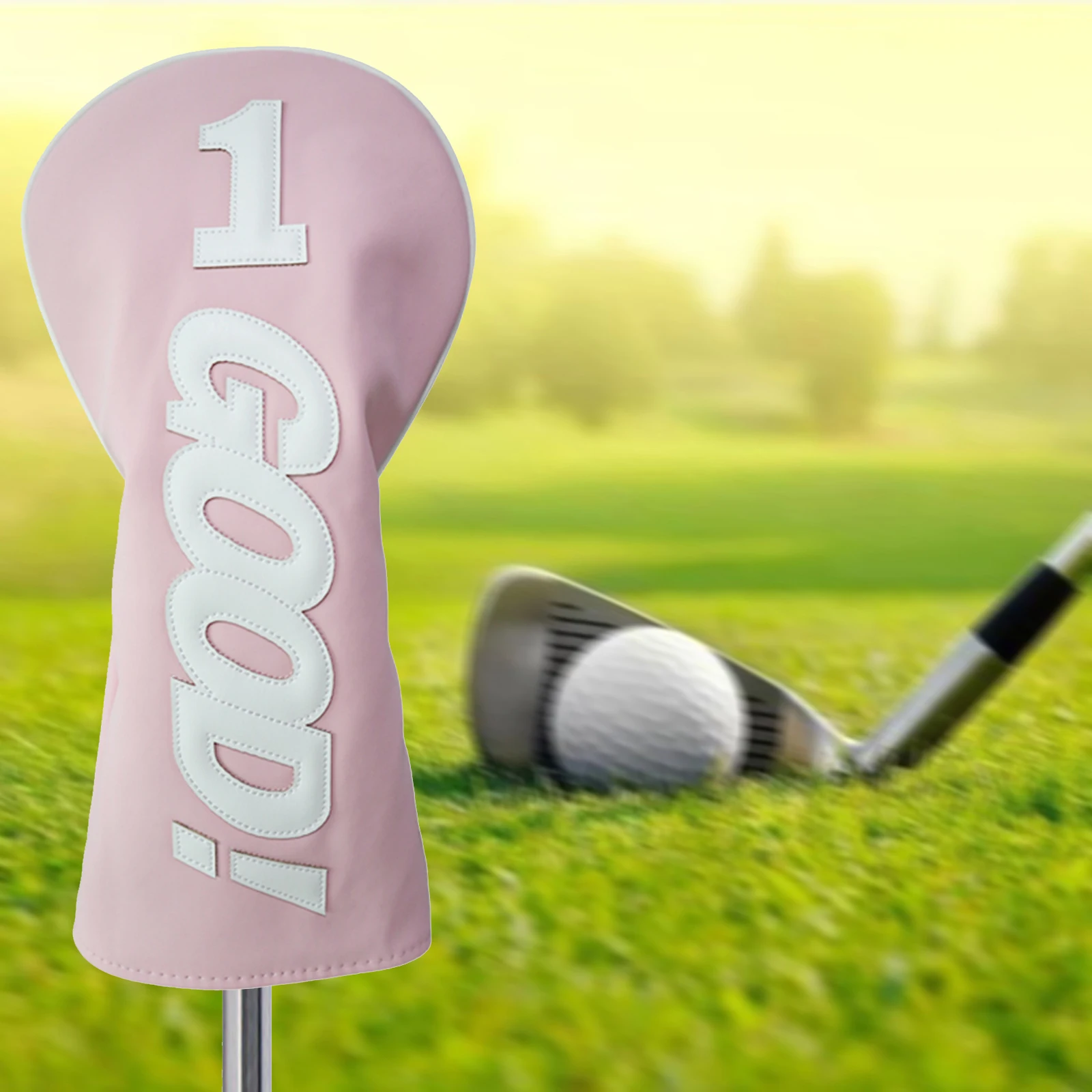 Funda de madera para cabeza de palo de Golf, protección de PU duradera para mujeres y hombres, accesorios deportivos de Golf, funda protectora para