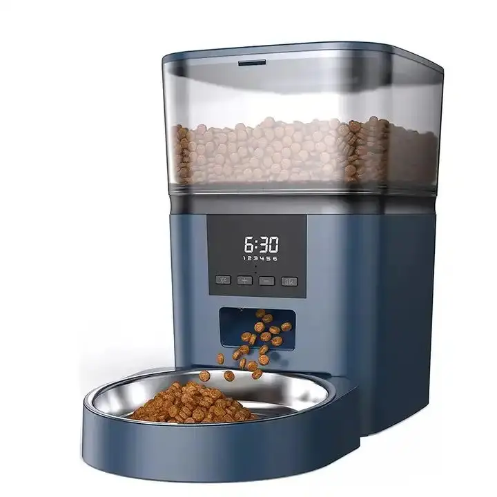 Manufacturer NEW Automatic Pet Feeder Smart Pet Food Dispenser 4L Dog Cat Feeder with Stainless steel bowl