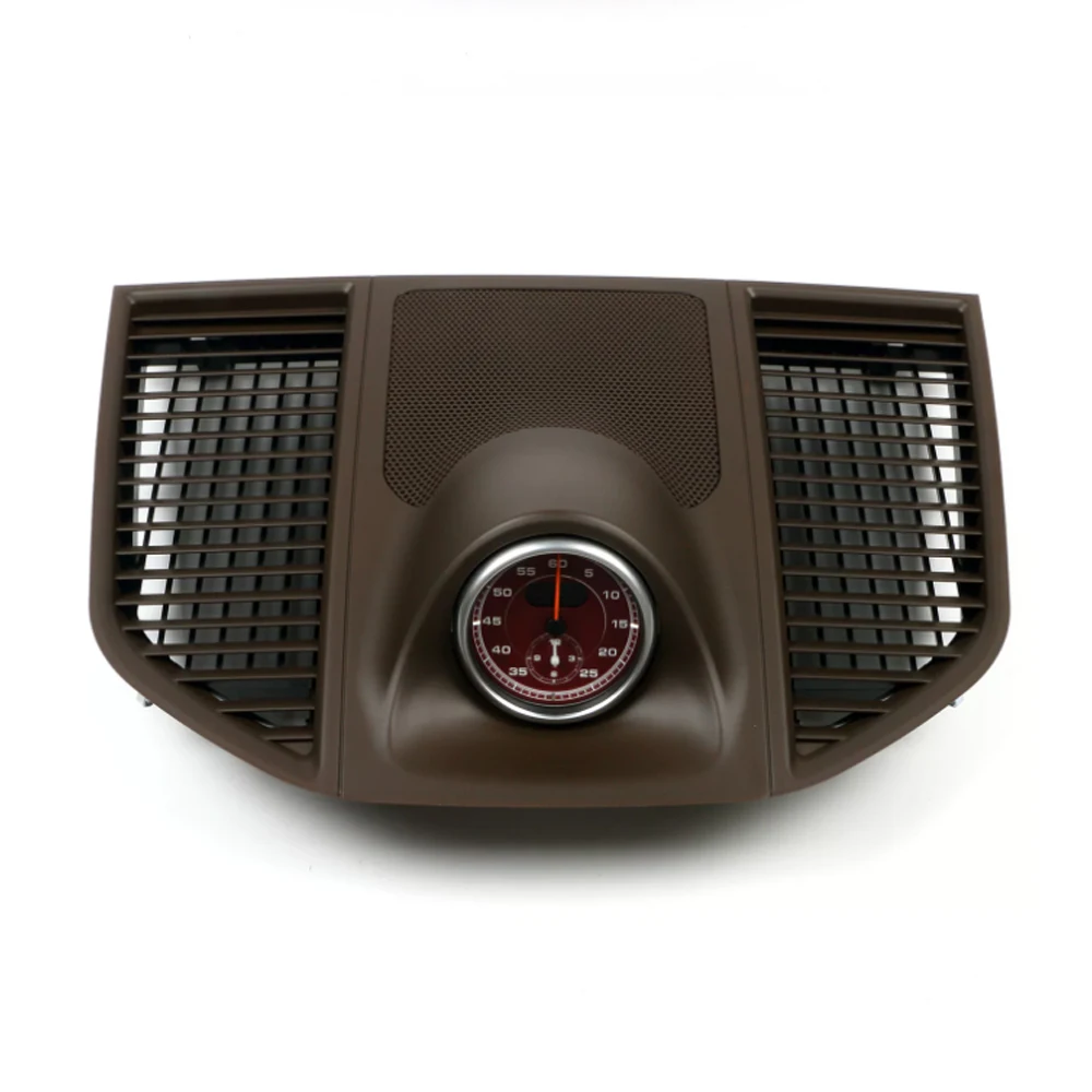Car Stopwatch Clock Cover For Porsche Macan 95B 2014-2025 sports chrono watch Interior Time Gauges  Modified Parts Accessories