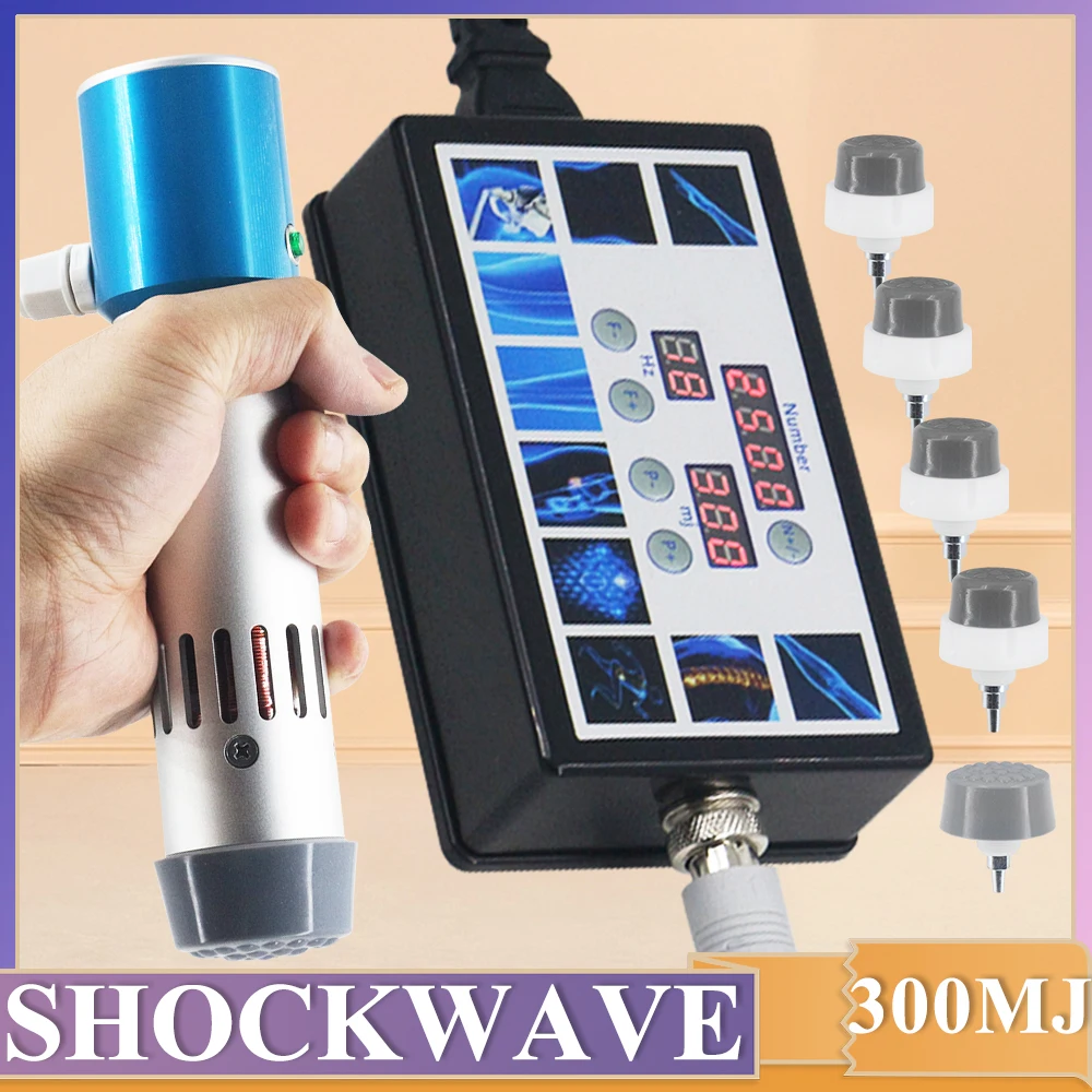 

Новый аппарат для ударно-волновой терапии 300MJ для лечения ЭД и талии, облегчения боли в спине, массажер для расслабления тела, ударно-волновой терапии