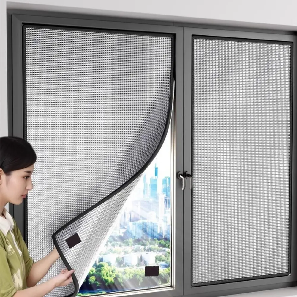 No Adhesive Aluminum Foil Magnetic Barrier Light-Blocking Anti-UV Window Insulation Film Cooling Sunshade Protector Pad