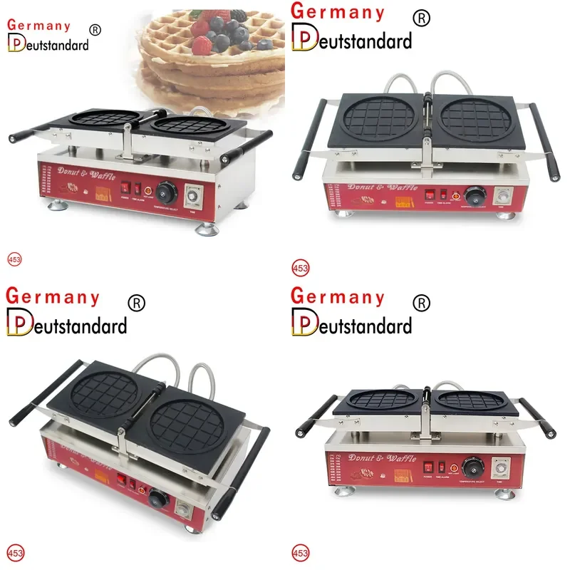 New flip waffle machine, scone machine electric cake pan, tennis racket flatbread, muffin machine new power np453