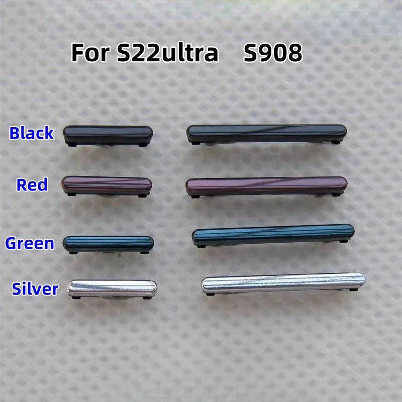 Power Buttons Volume Button For Samsung Galaxy S22 SM-S901B S22+/Plus S906B S22Ultra SM-S908B 5G Side Volume Buttons Power Keys