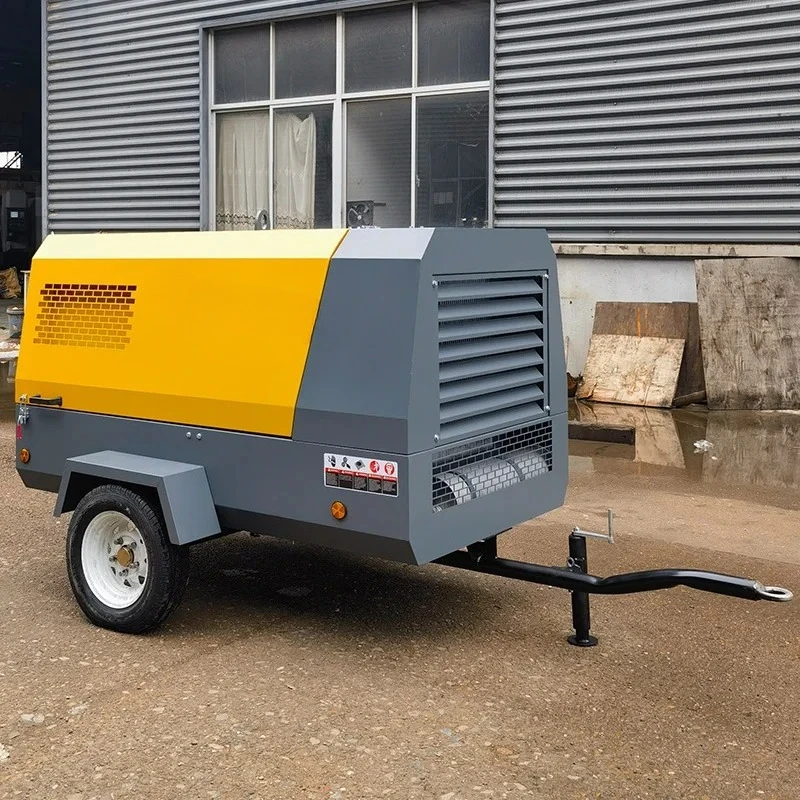 5m3/min Portable d Industrial Screw Compressor 8 bar Small 185 Cfm d air Compressor for Mining