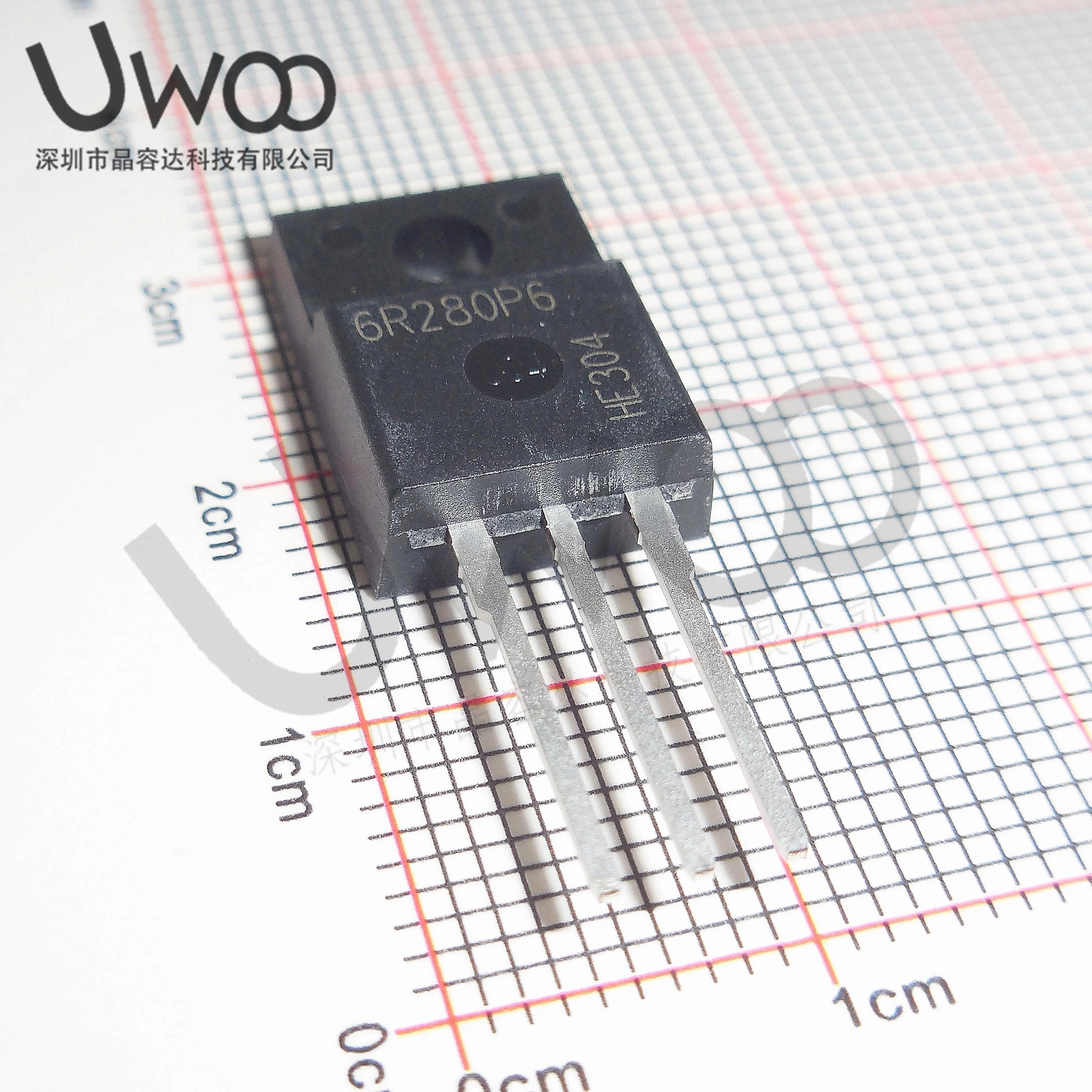 6R280P6 IPA60R280P6 TO-220 chipset, 100% novo, 5 pcs