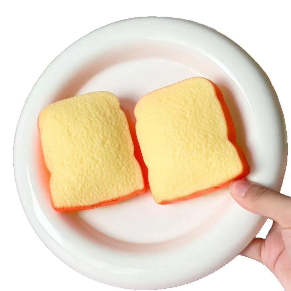 Ultra Soft Non-Bounce Stress Ball Toy Soft Slow Rising Fidget Toy Finger Suction Moldable Squeeze Toy for Novelty Gift
