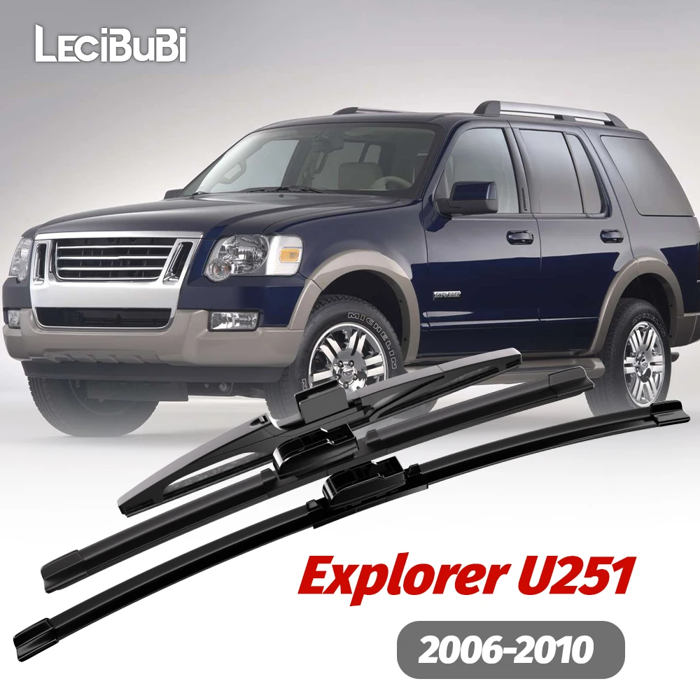 1 satz Vorne und Hinten Scheibenwischerblätter Scheibenwischer Für Ford Explorer U251 2006-2010 2007 2008 2009 zubehör