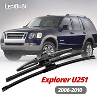 1 Juego de limpiaparabrisas delantero y trasero, limpiaparabrisas para Ford Explorer U251 2006-2010 2007 2008 2009, accesorios