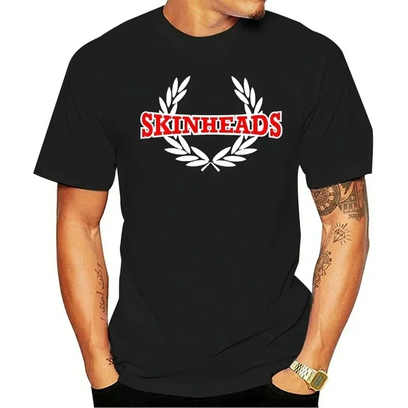 SKINHEAD LAUREL man T SHIRT OI SKA SKINS SCOOTERS PUNKS RUDEBOYS SPIRIT OF Tops Unisex Loose Breathable Grephlc Tees