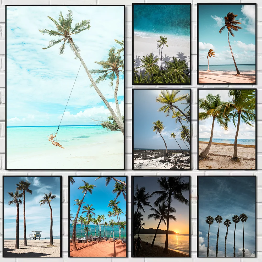 Resin Art Beach - 2026 Tableau sans cadre d'art moderne,