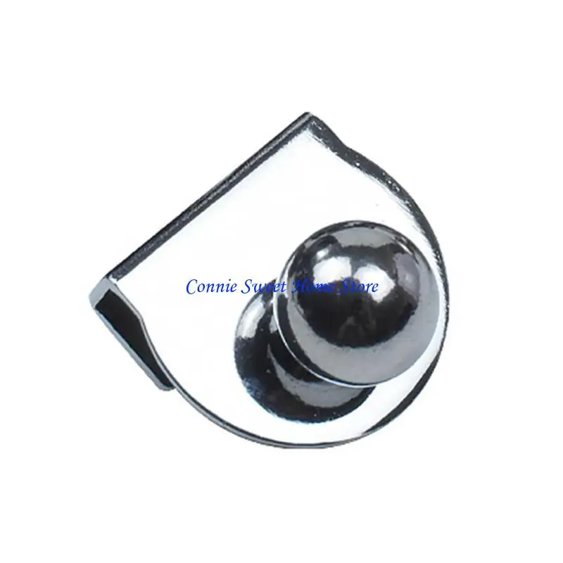 LXAF Showcases Metal Pulls Round Shower Glass Door Handle Rustproof Easy to Install