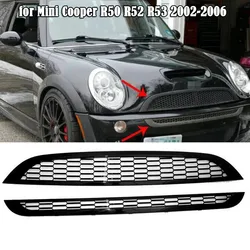 Car Front Bumper Grill Honeycomb Mesh Grille Racing Radiator Grille for Mini Cooper R50 R52 R53 2002-2006