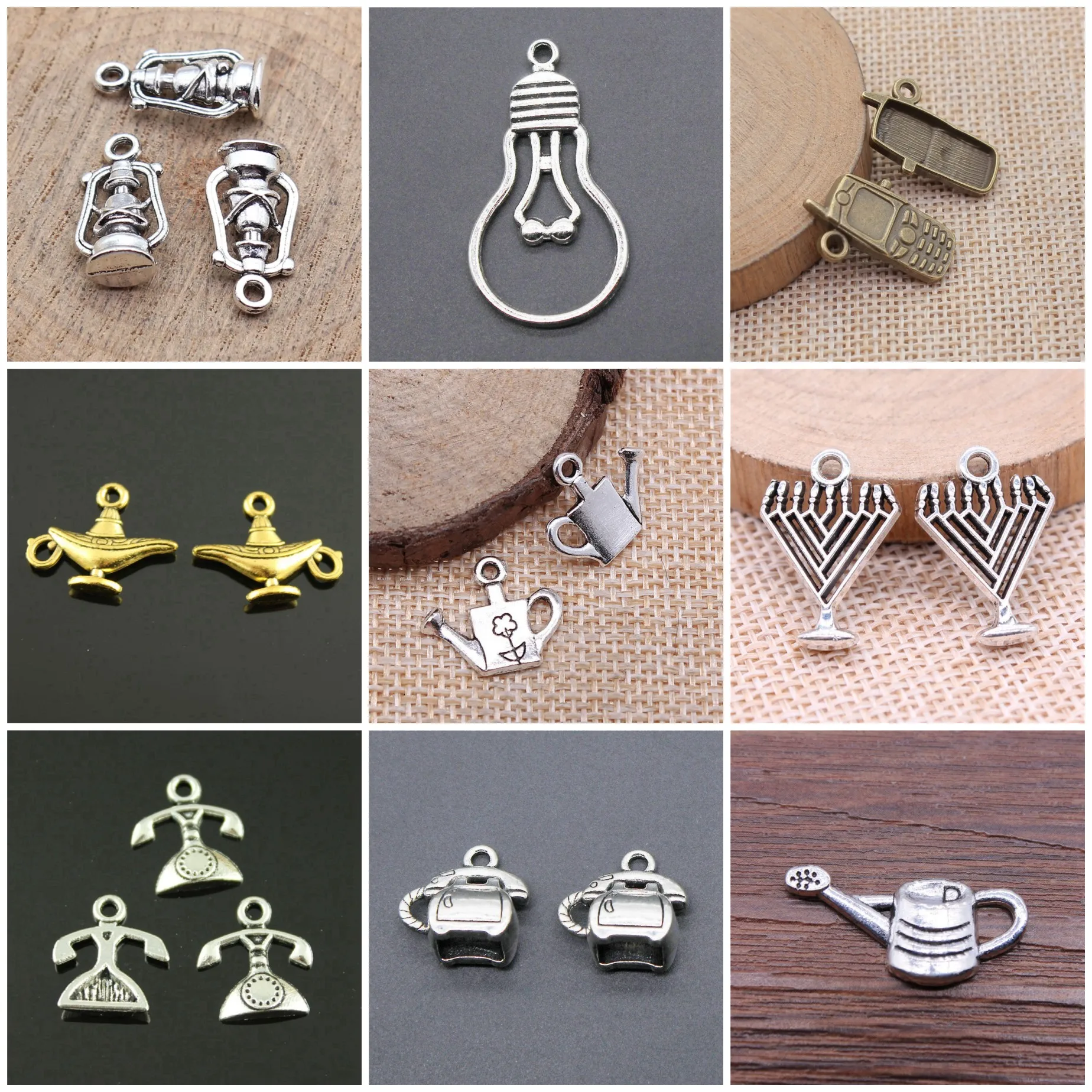 Household Furniture Shaped Charms Pendant Daily Jewelry Parts Pendant Charms For Keychain Earring Necklace Jewelry Accessories view 2