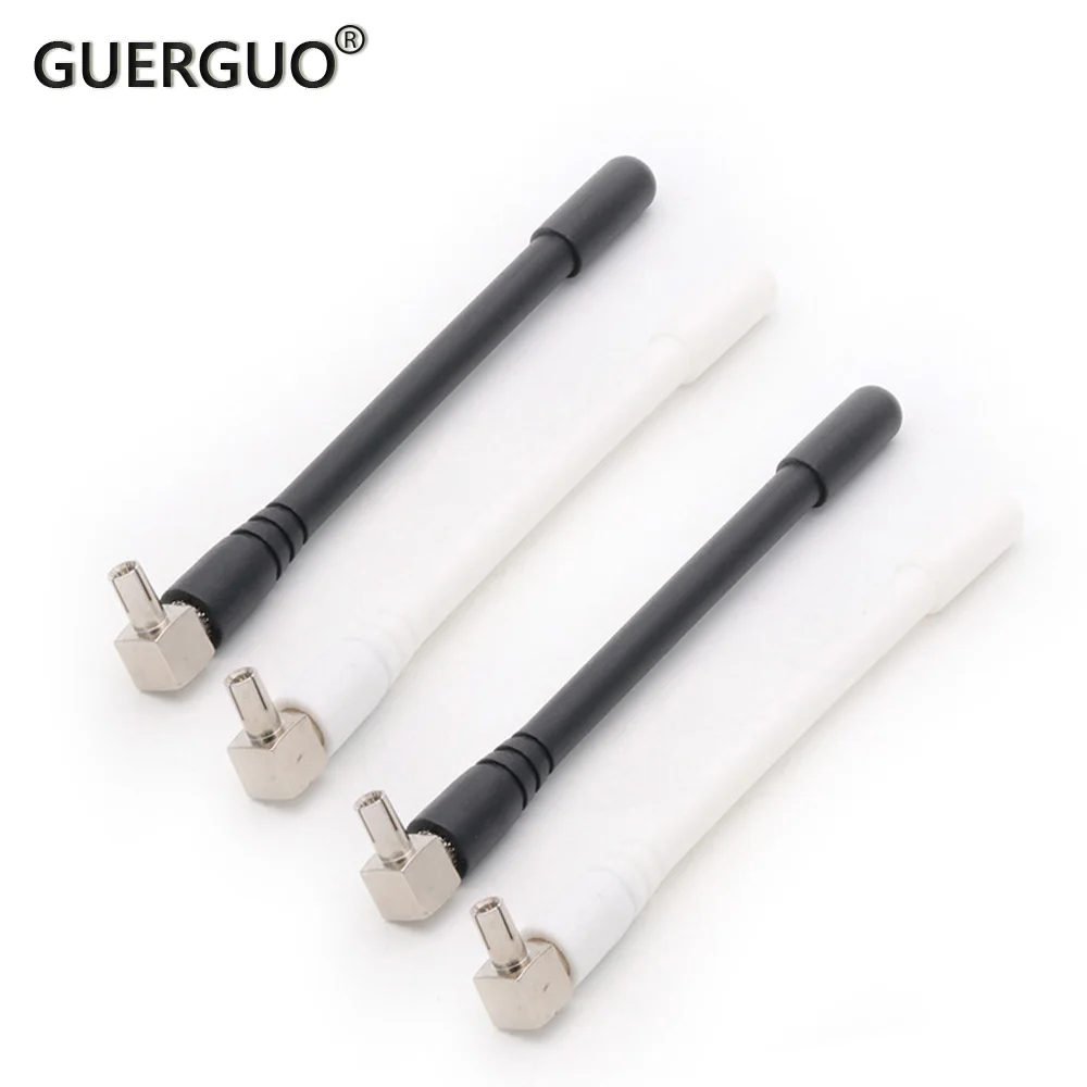 1PC TS9 Male Right Angle  90Degree Connector full Netcom 3G/4G/GPRS High Gain 3DB Huawei WIFI Router Network Card Black Antenna