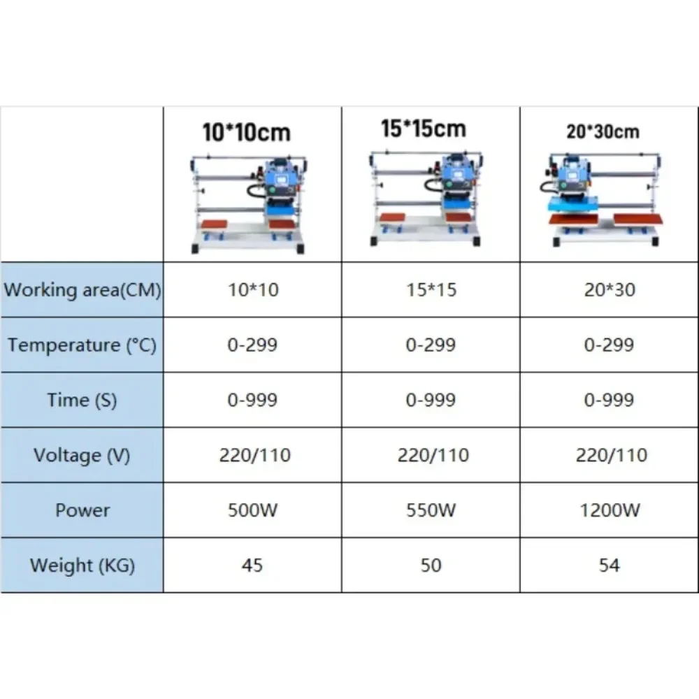 Pneumatic Heat Press Machine Dual Station Automatic Sliding Transfer Printer for T Shirt Clothing Label Logo Printing