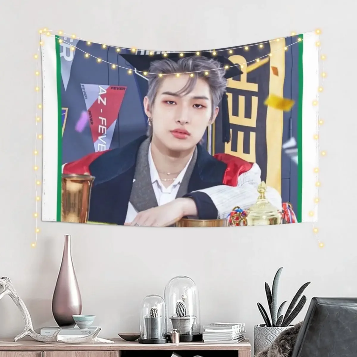 ATEEZ Mingi 'Heung' Tapestry Bedroom Decor Luxury Living Room Decoration Tapestry