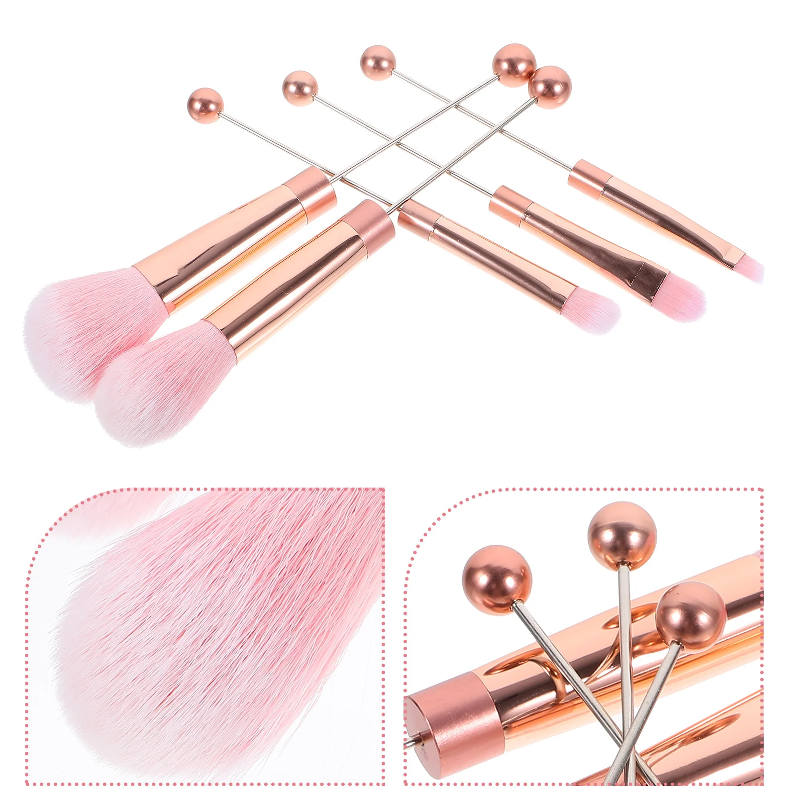 Conjunto de pincéis de maquiagem feminino sombra de olho rosto ferramentas de beleza para kit flexível cosméticos sombra profissional