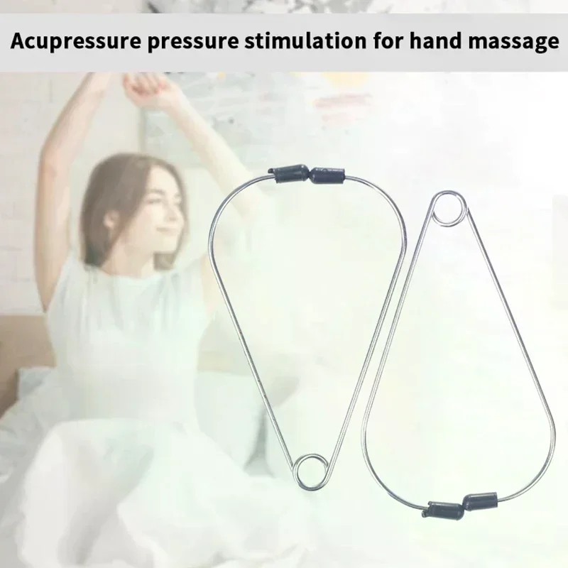 Akupunkturpunkt Finger Joint Punkt Metall Massage Clip Tragbare Hand Meridian Massager Akupressur Clip Hand Akupunktur Punkte Clip