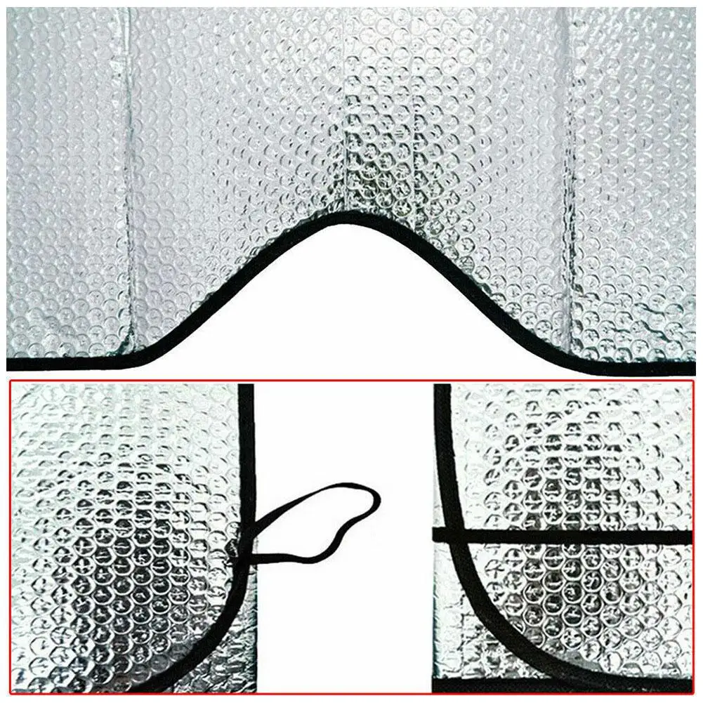 Universal Windshield Sunshades Car Sun Visor Foldable Car Front Window Sunshade Snow Ice Protection Cover - view 5