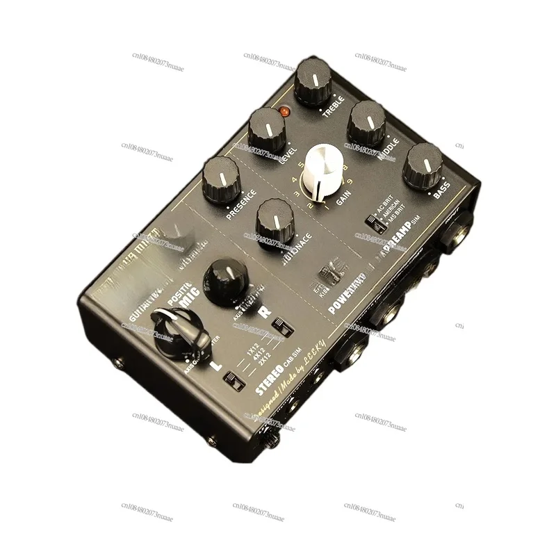 DI Box Effect Pedal  ,Preamp Simulator Pedal,Power Amp Sim Pedal,Stereo Cab Simulator Guitar Pedal for Electric Guitar