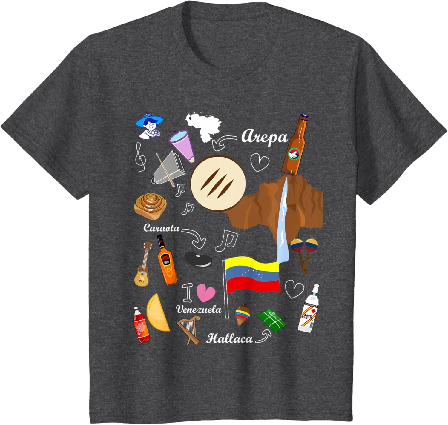 I Am a Proud Venezolanisches Baumwoll-Kurzarm-T-Shirt, lässig, patriotische Venezuela-Flagge, Geschenk, bequem, leicht, für Männer und Frauen