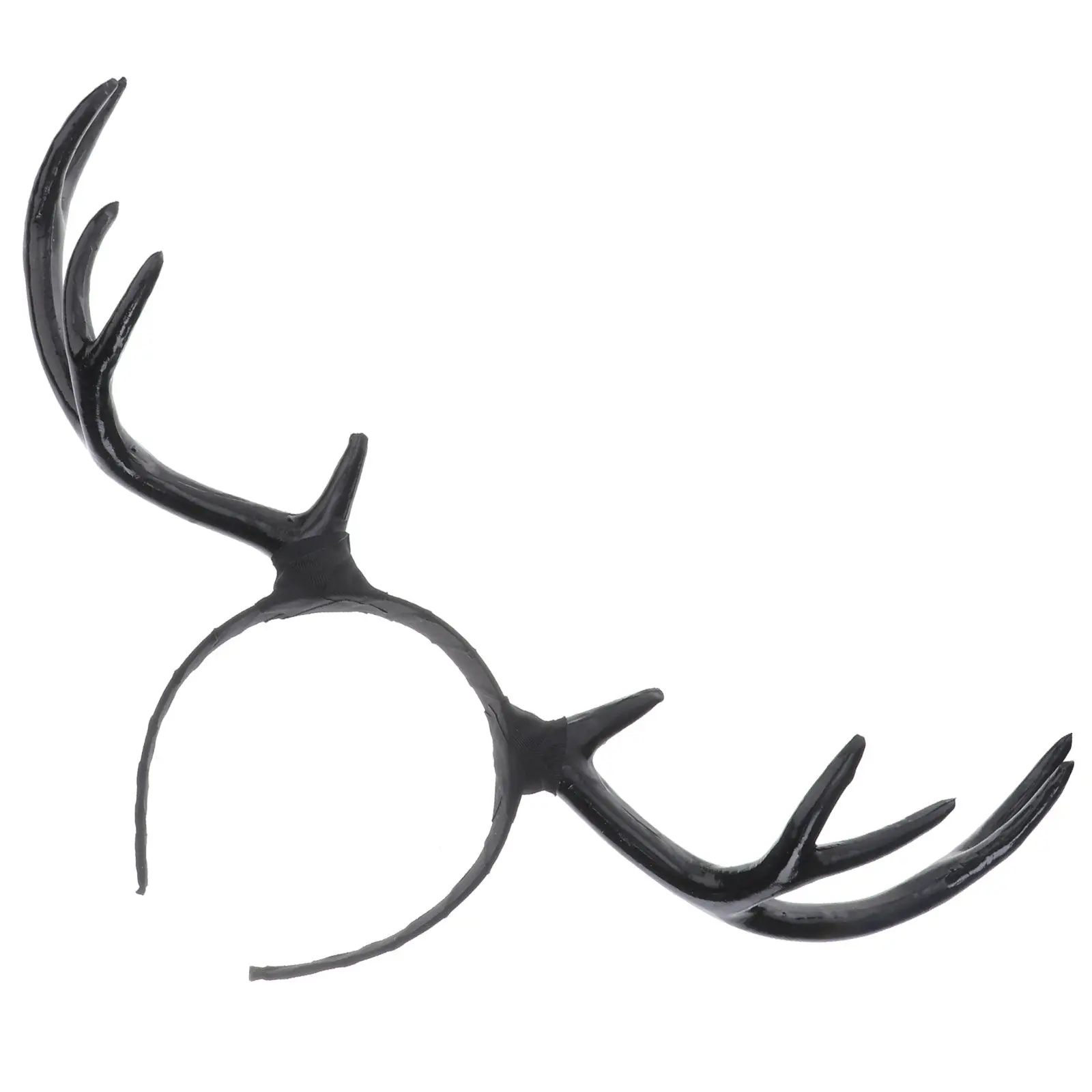 

Black Reindeer Antler Hairband Fun Festive Costume Headpiece for Women Girls Christmas Party Masquerade Carnival Halloween New