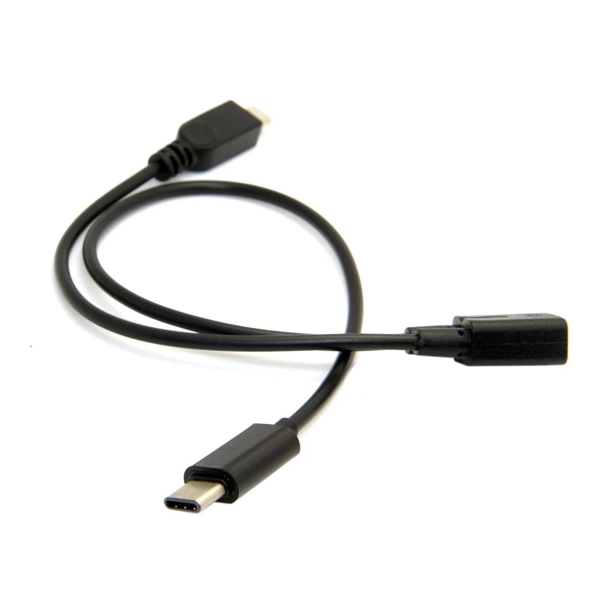 CYSM Xiwai-Micro USB أنثى إلى ، نوع C ، USB ، موزع USB صغير للذكور ، كابل تمديد الشحن