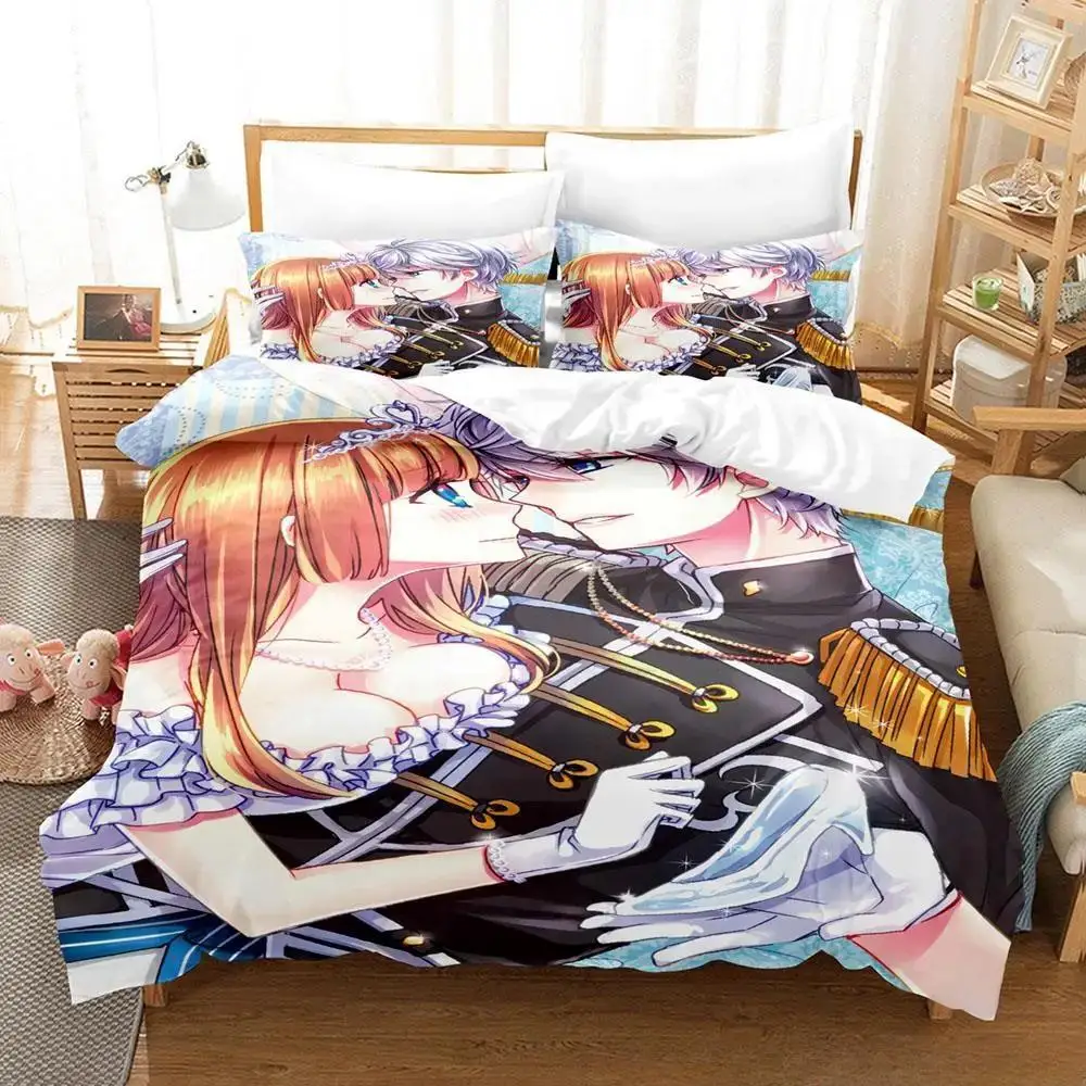 

Anime Game Ensemble Stars Bedding Set Single Twin Full Queen King Size Bed Set Adult Kid Bedroom Duvet Cover Sets Home Textiles