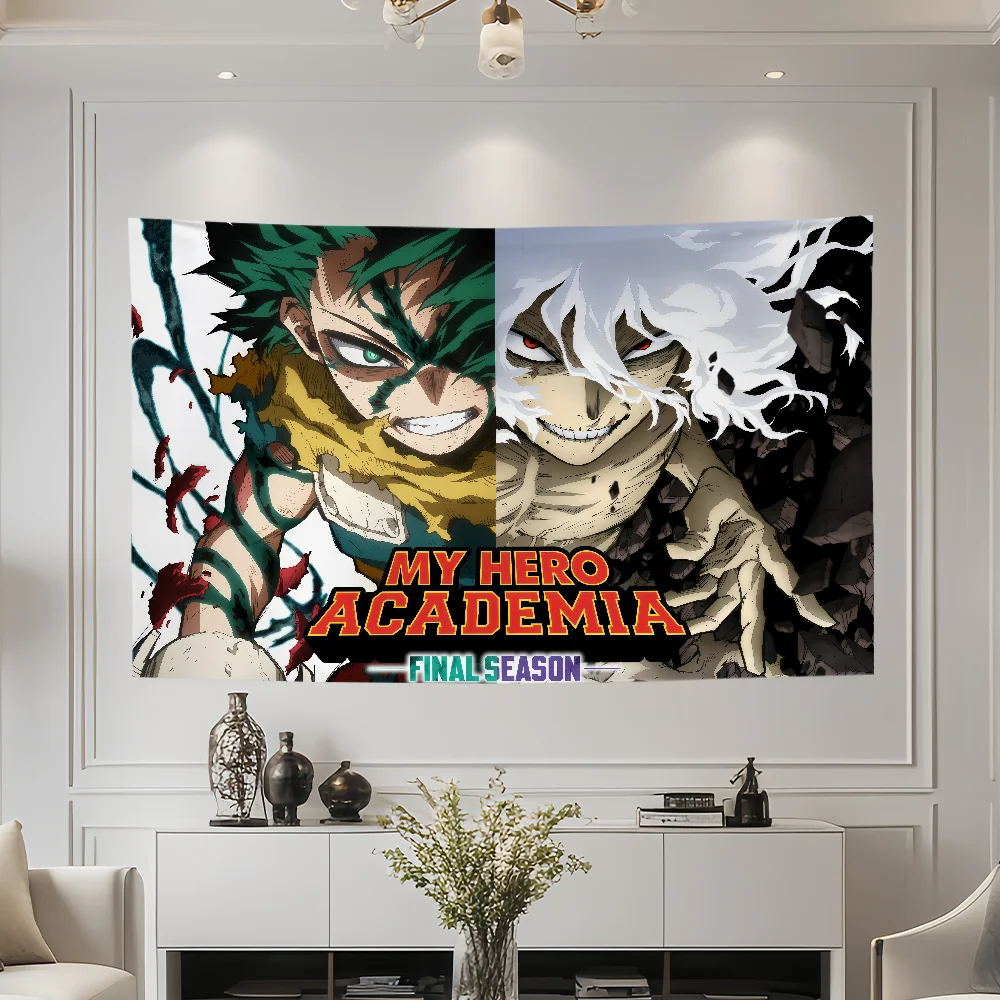 Cool Anime My H-Hero Academia Flag For Room Dorm Camp Party Garage Bar Picnic Hogar Home Decor Banner Wall Hanging Gift