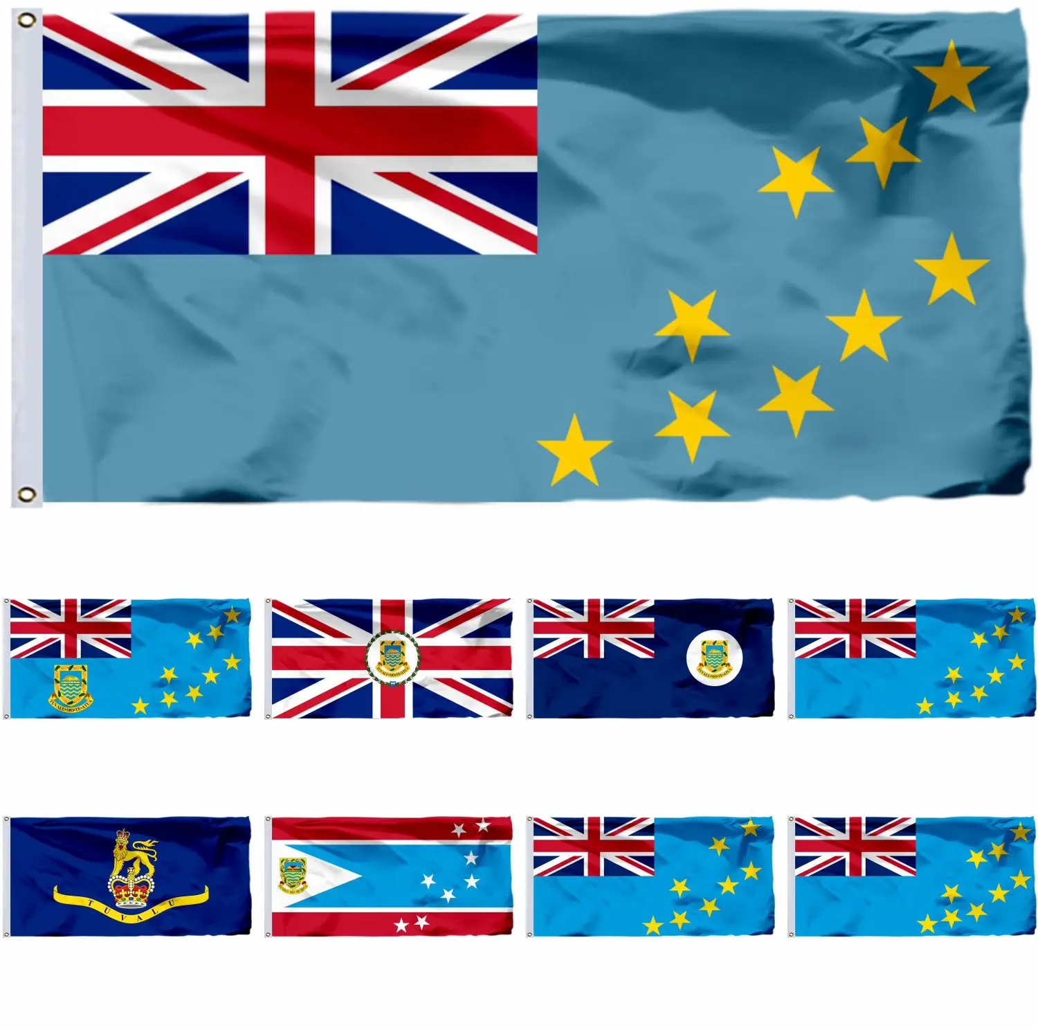 

Tuvalu Governor Flag 3X5FT Banner 90X150CM 21X14CM 3X6FT This Flags is 100 Denier Polyester