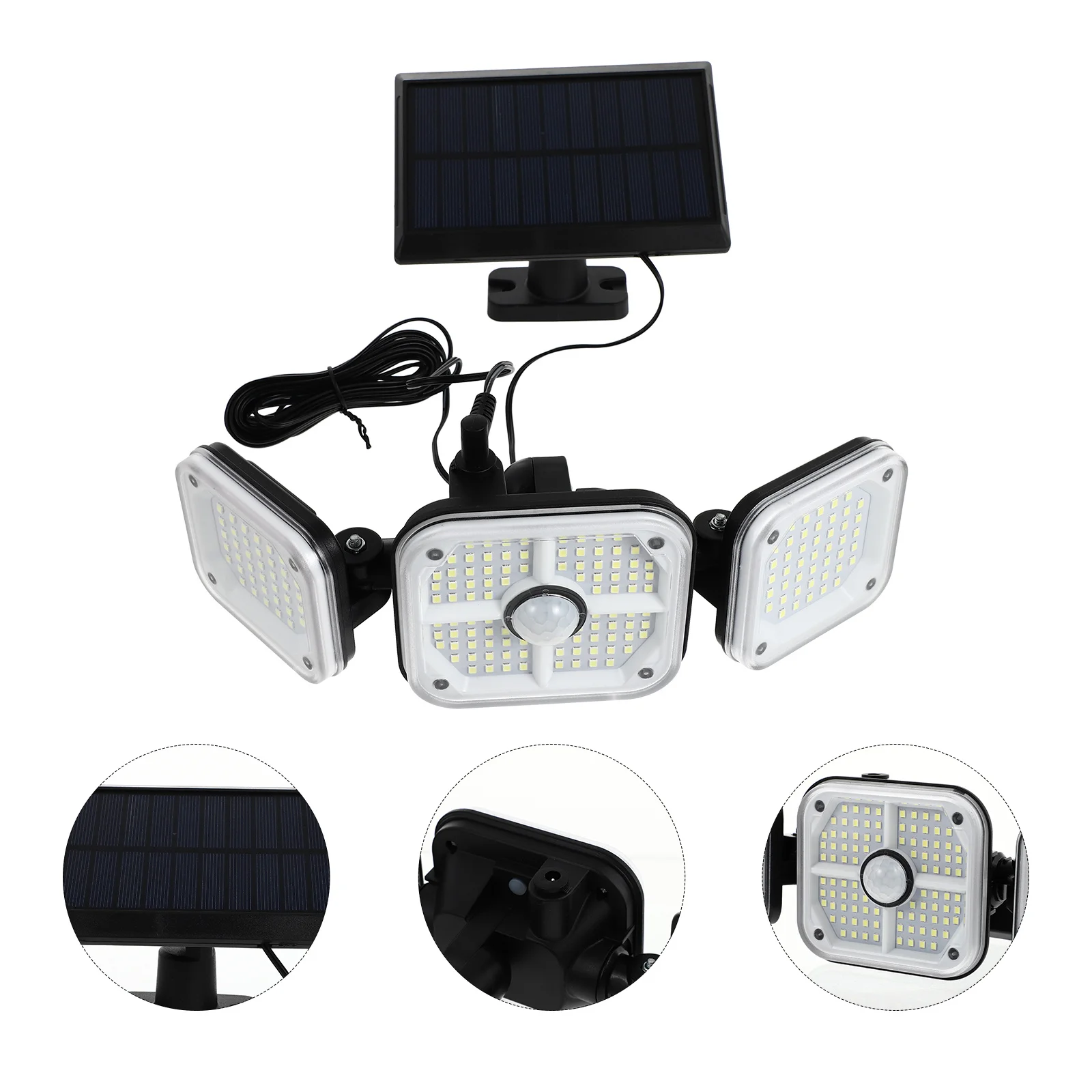 

1Set Solar Wall-Mounted Spotlight Versatile Courtyard Road Lamp Waterproof Solar Light Energy Saving Outdoor LED Induction Lamp