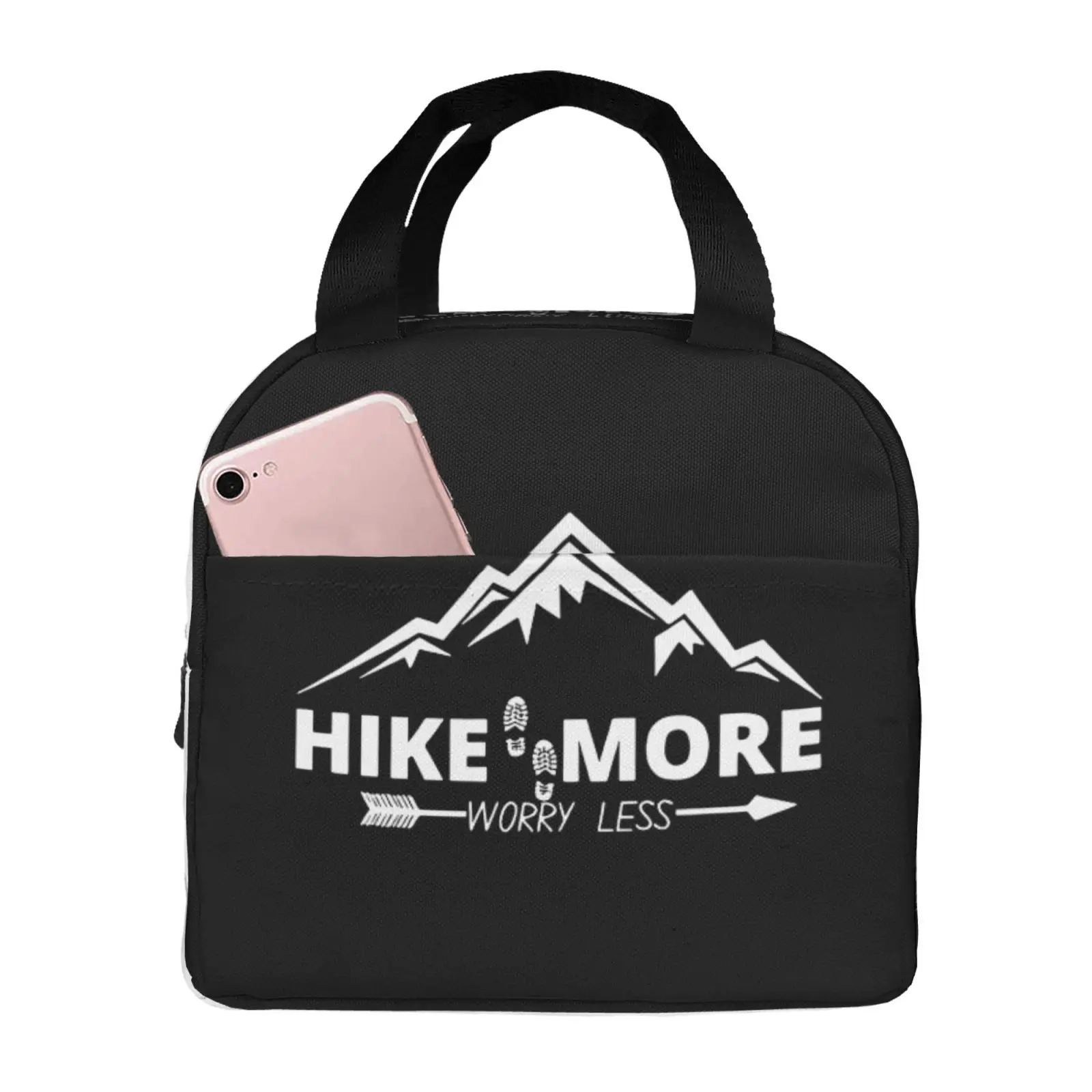

Изолированная сумка для обеда Hike More Worry для женщин и мужчин, портативный термохолодильник, изолированный ланч-бокс для пикника, путешествий, сумки для еды