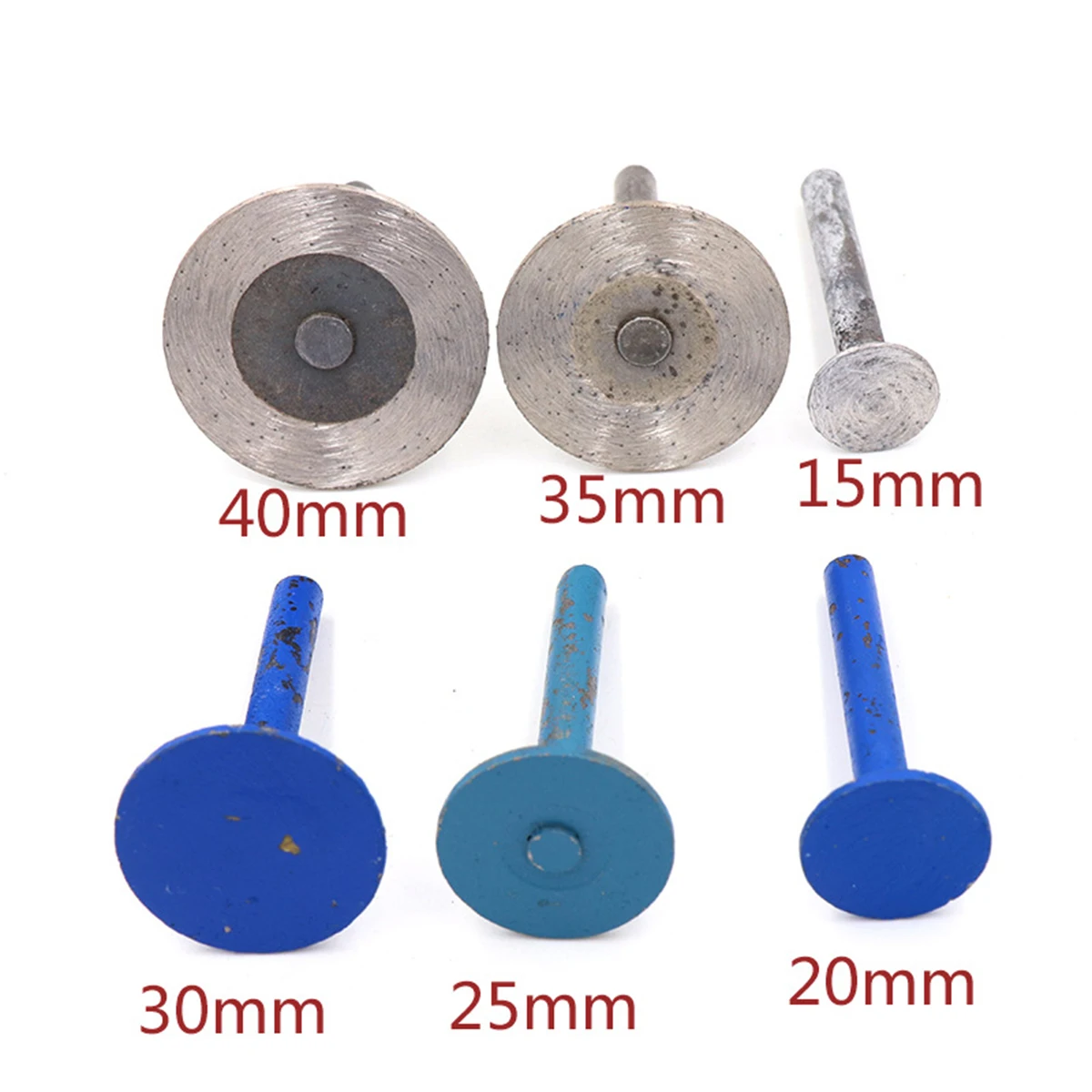 6Mm Vít Ép Nóng Thiêu Kết Kim Cương Đầu Mài 15/20/25/30/35/40mm Diam Đá Đĩa Cắt Cho Khắc Gốm Ngọc Mã Não