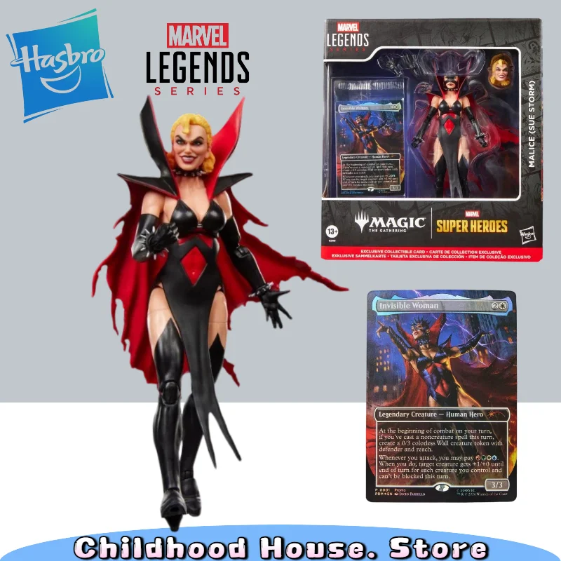 hasbro-marvel-legends-magic-the-gathering-malice-sue-storm-figurine-d'action-de-6-pouces-jouet-de-collection-avec-carte-mtg-exclusive-en-feuille-metallique