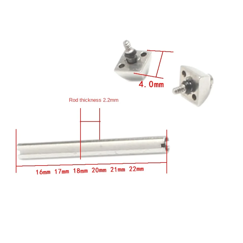 For Cartier PASHA series Watch accessories belt connecting rod Table ear screw rod Fixed axis 16mm 18mm 20mm 22mm Send tool