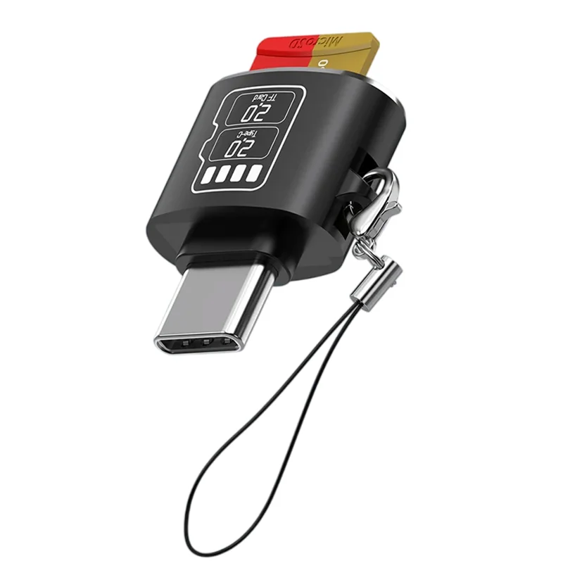 

OTG Type C Card Reader for Micro SD Flash Drive TF Phone Memory Card Writer for iPhone15 Huawei Xiaomi Data Transfer Adapter