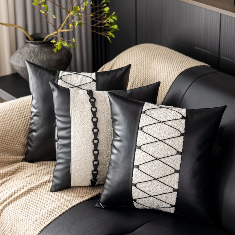 Sarung Bantal Hitam 45x45CM, S - Pillow Cover 20X20 ulasan dan harga