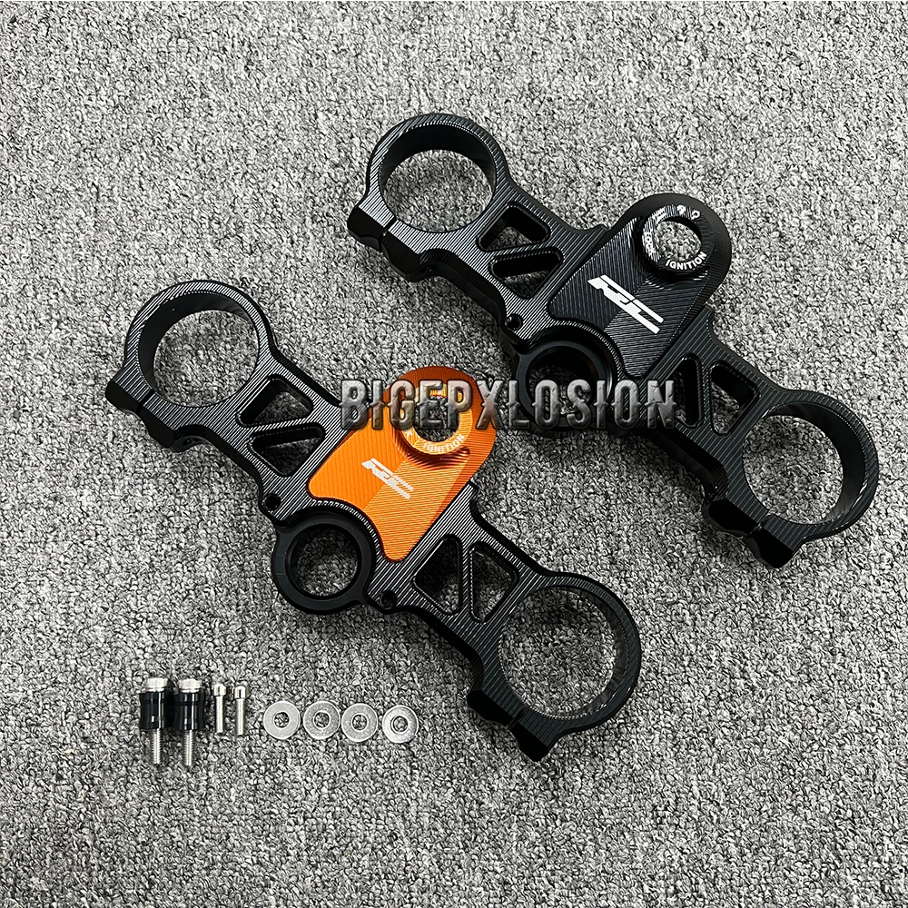 For RC200 RC390 2014-2021 Motorcycle CNC Lowering Triple Tree Front End Upper Top Clamp