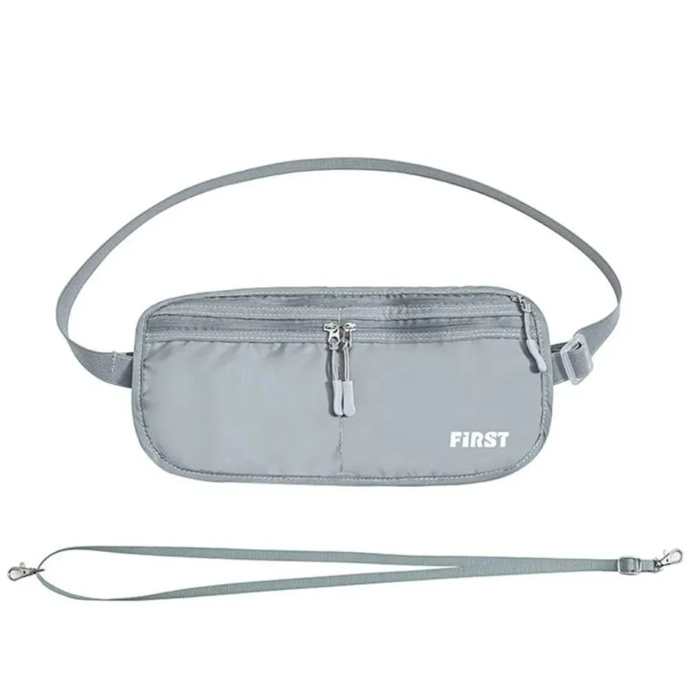 

Sweatproof Invisible Sports Waist Bag Anti-theft Large Capacity Men Belt Pouch Breathable Zippered Security Wallet Running