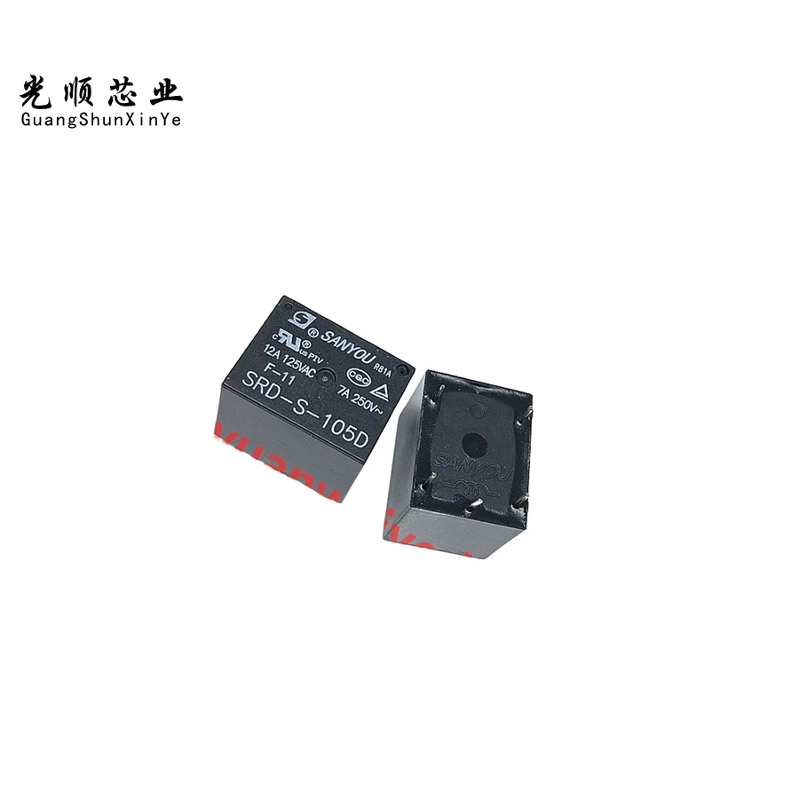 SRD-S-105D 5V  SRD-S-112D 12V  SRD-S-124D 24V5Pin