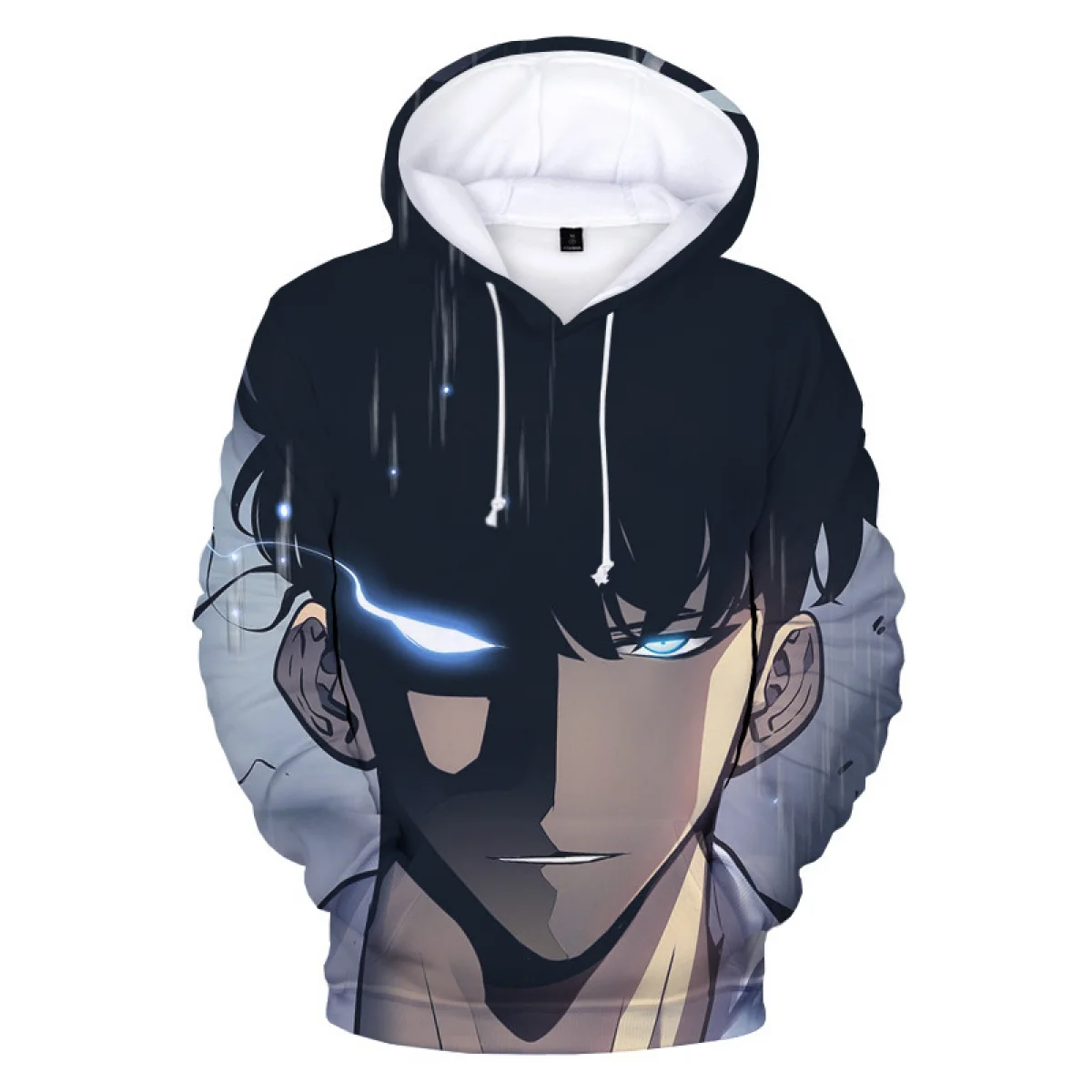 Anime Solo Nivellering Capuchon Hoodie Voor Heren Dames 3d Print Halloween Casual Sweatshirt Streetwear Hiphop Pullover