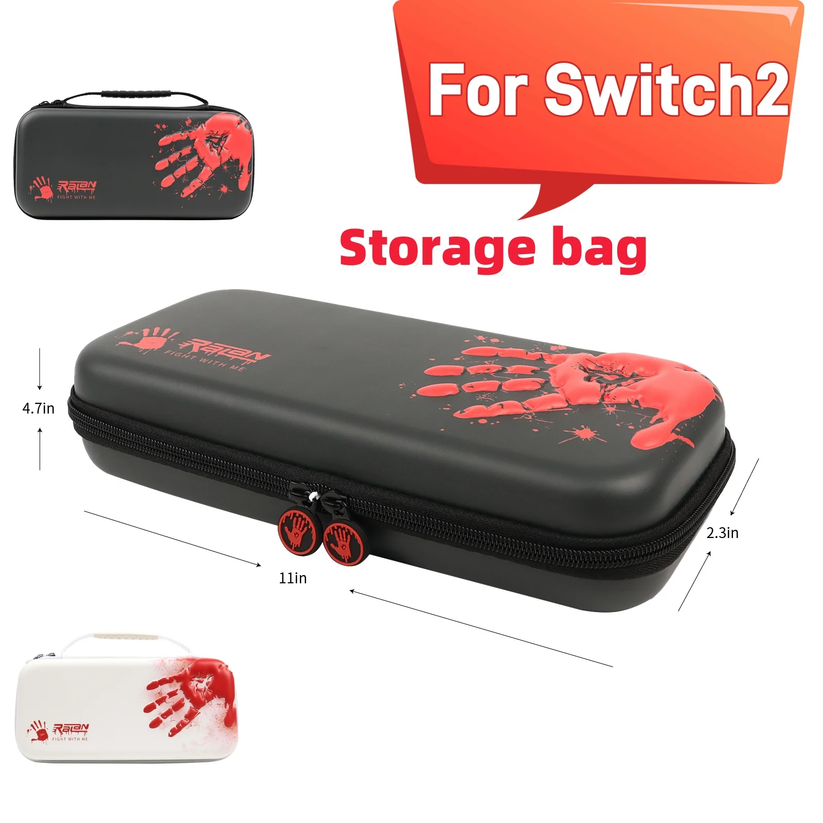 

For Switch2 EVA Carrying Protective Case Versatile Switch2 Handbag With Mobile Gaming Gamepads Switch2 Storage Travel Bag