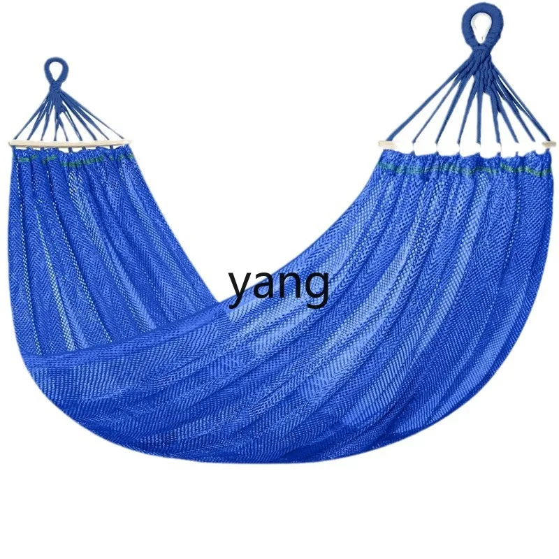 LMM Outdoor Cradle Hammock Camping Anti-Rollover Hammock Bag Dormitory Rope Outdoor Fall-Proof Sleeping Net