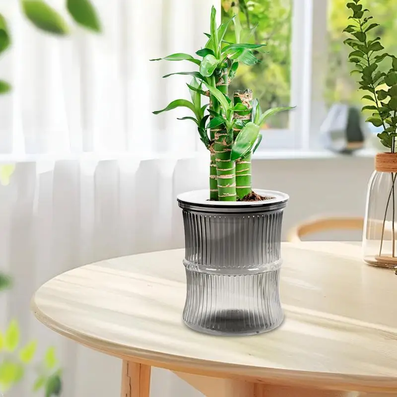 Self-Watering Flower Pot Succulent Nursery Pots Plant Water Reservoir Containers Leak-Proof Self-Watering Pots For Balcony